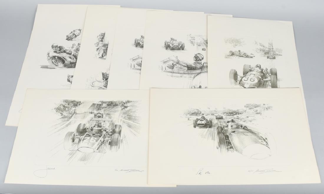 9- MICHEAL TURNER RACE CAR PRINTS "DRIVER SIGNED" (1 of 7)