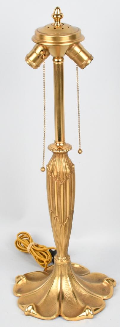 PITTSBURG GOLD 2 SOCKET TABLE LAMP BASE (1 of 5)