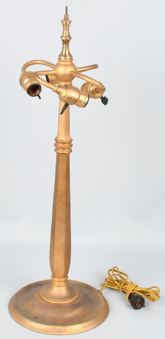 TIFFANY STUDIOS GOLD DORE LAMP BASE (1 of 6)