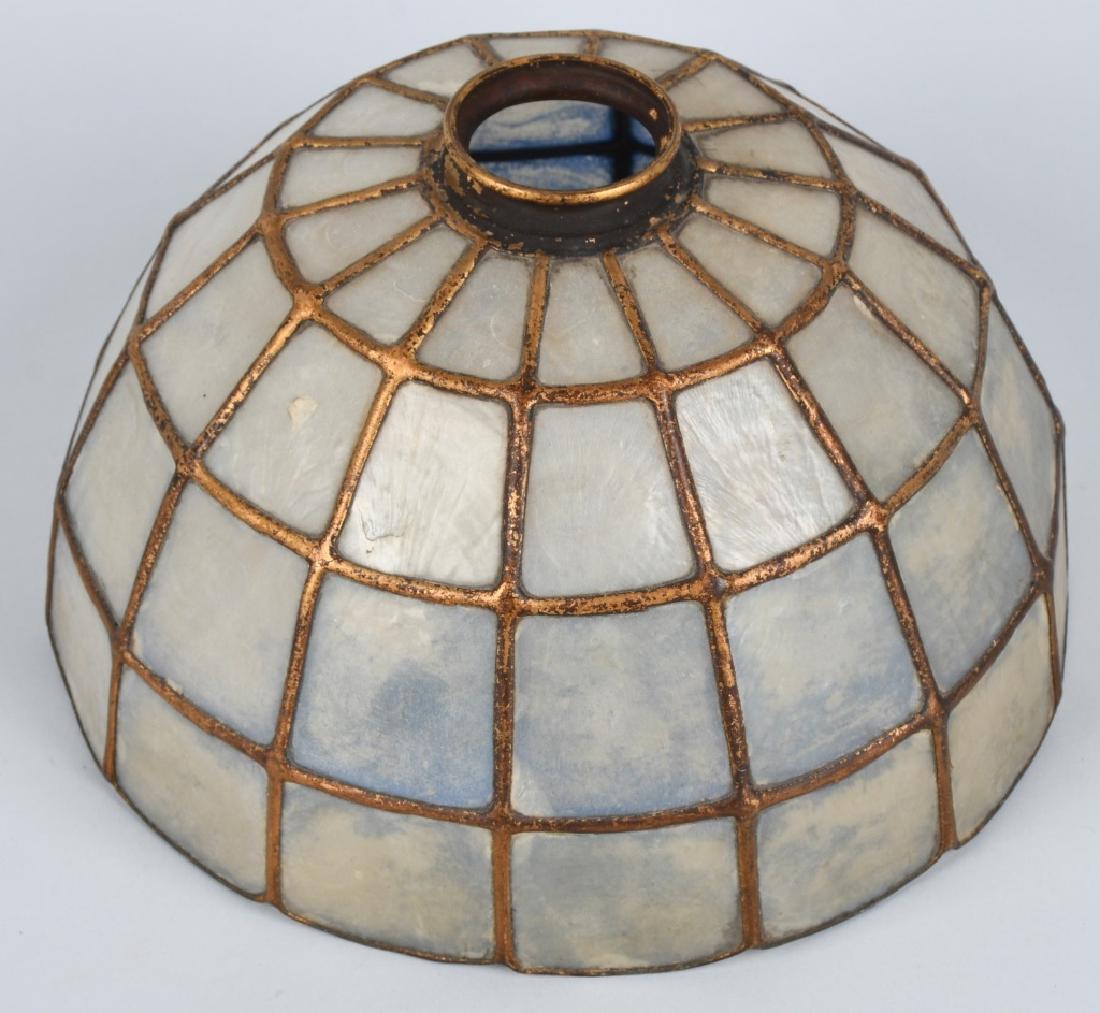 TIFFANY STUDIOS 10" MICA LAMP SHADE: Tiffany Studios 10" Mica Lamp Shade. Excellent
