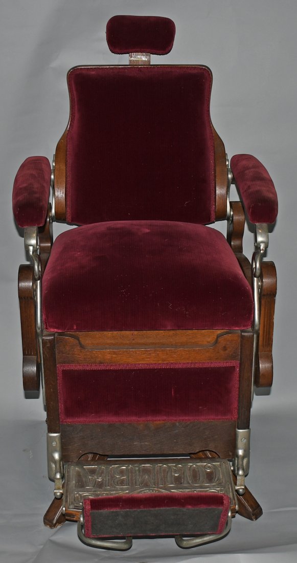 KOCH COLUMBIA OAK BARBER CHAIR (1 of 9)