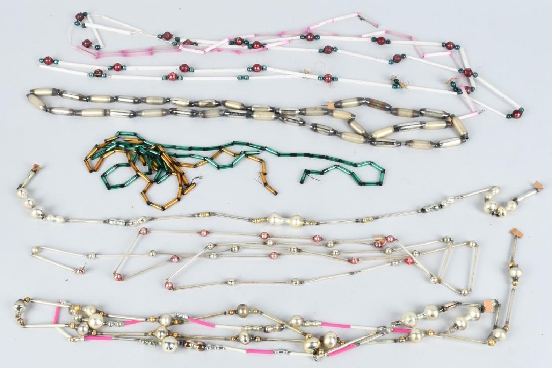 8-VINTAGE GLASS BEAD GARLAND STRINGS (1 of 7)