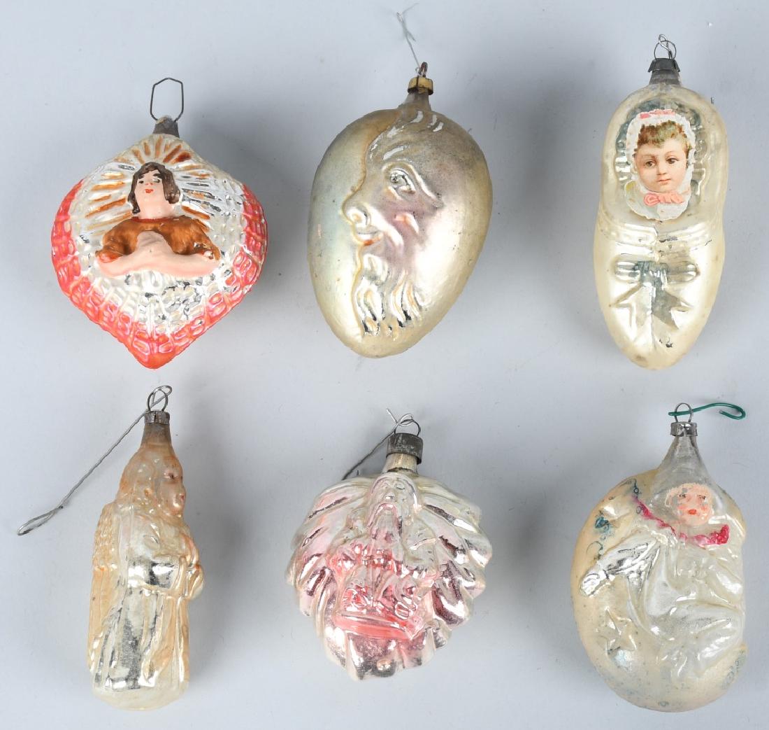 6-VINTAGE CHRISTMAS ORNAMENTS (1 of 7)