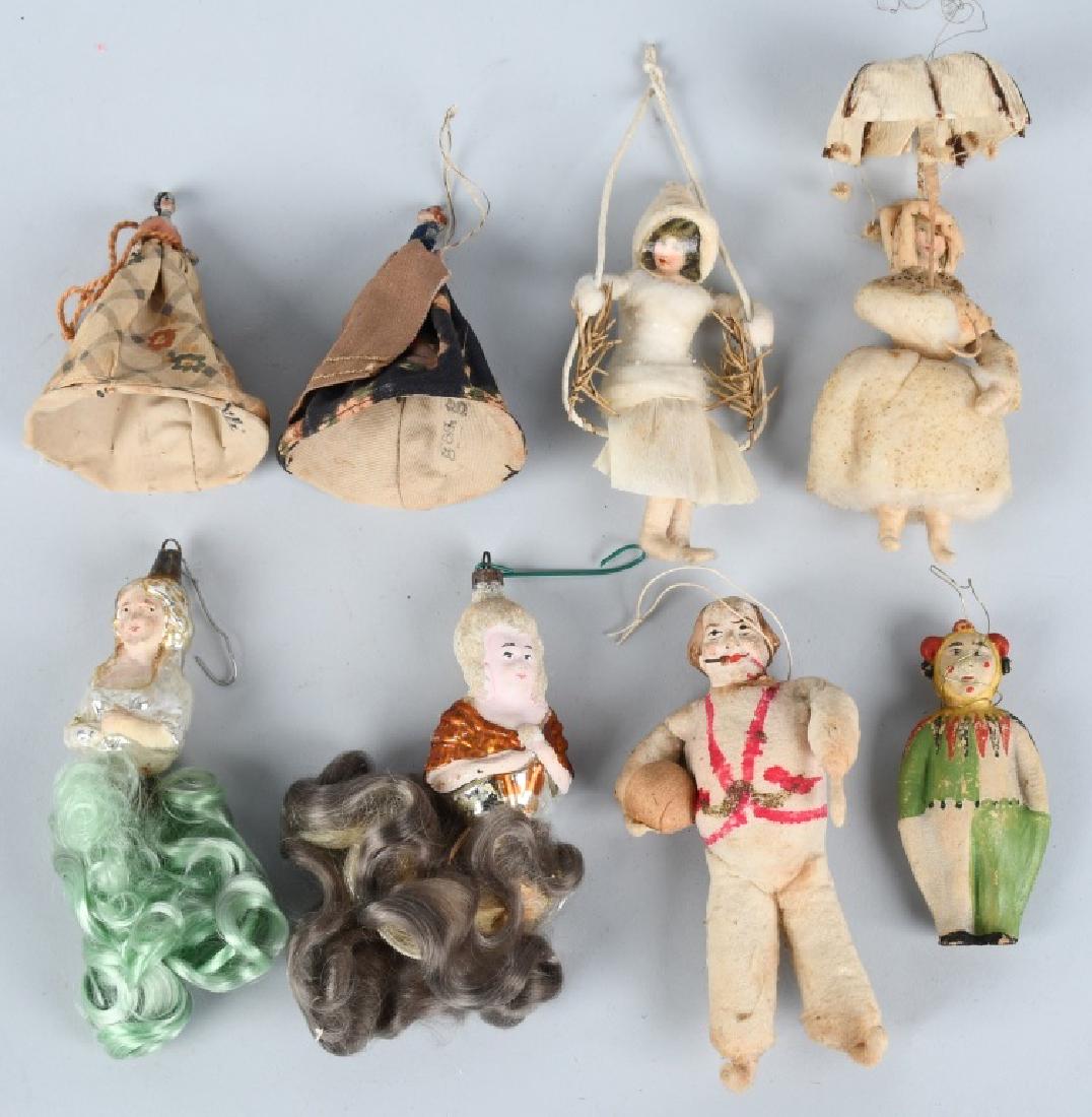 8-VINTAGE DOLL CHRISTMAS ORNAMENTS (1 of 6)