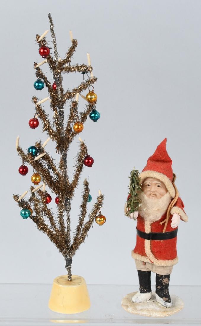 VINTAGE SANTA CLAUS & CHRISTMAS TREE (1 of 7)