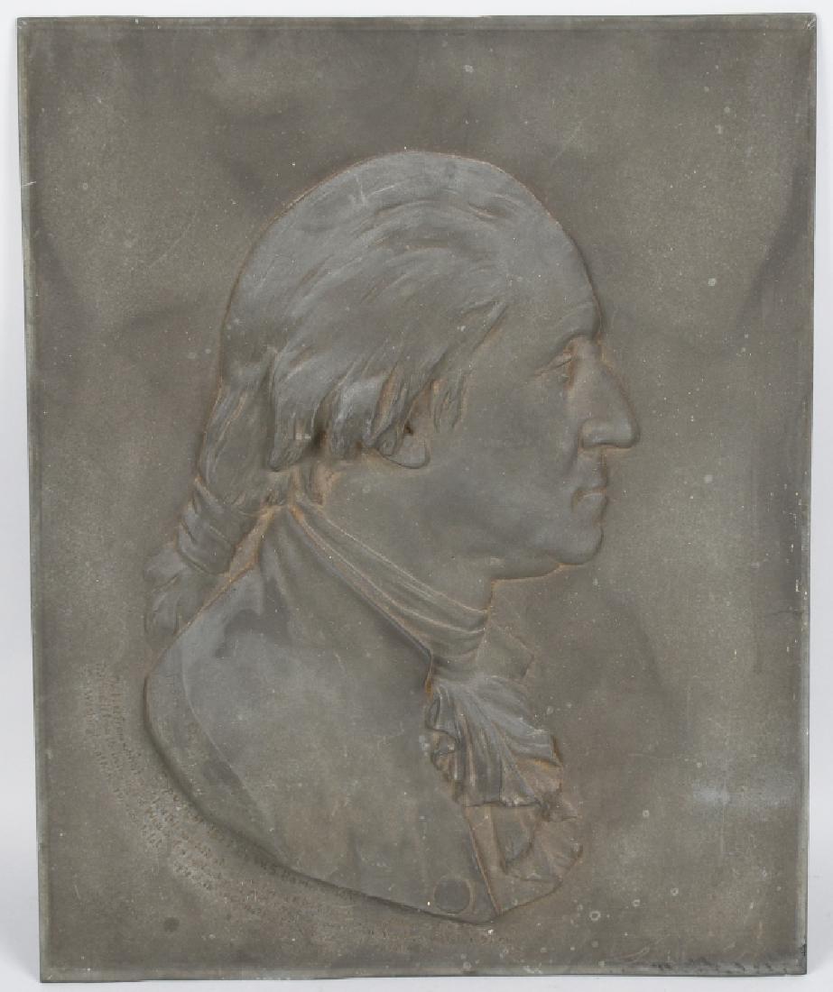 GEORGE WASHINGTON PLAQUE From HOUDON'S BUST (1 of 5)