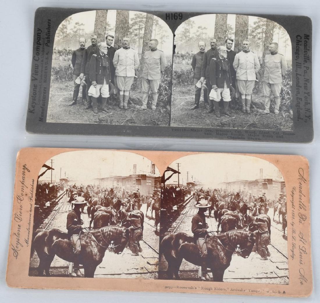 2- TEDDY ROOSEVELT ROUGH RIDER STEREO VIEWS (1 of 8)