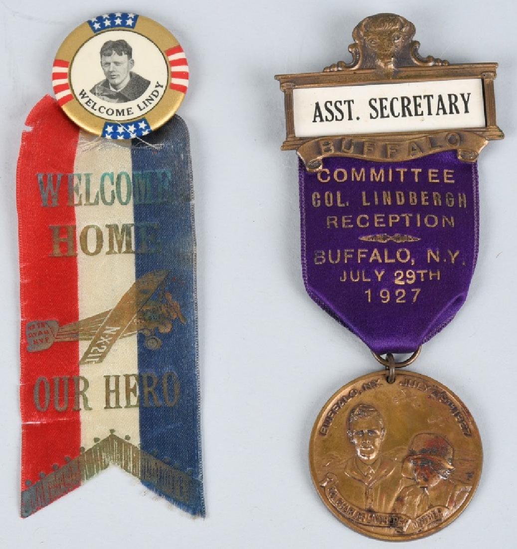 2- CHARLES LINDBERGH EVENT BADGES (1 of 7)