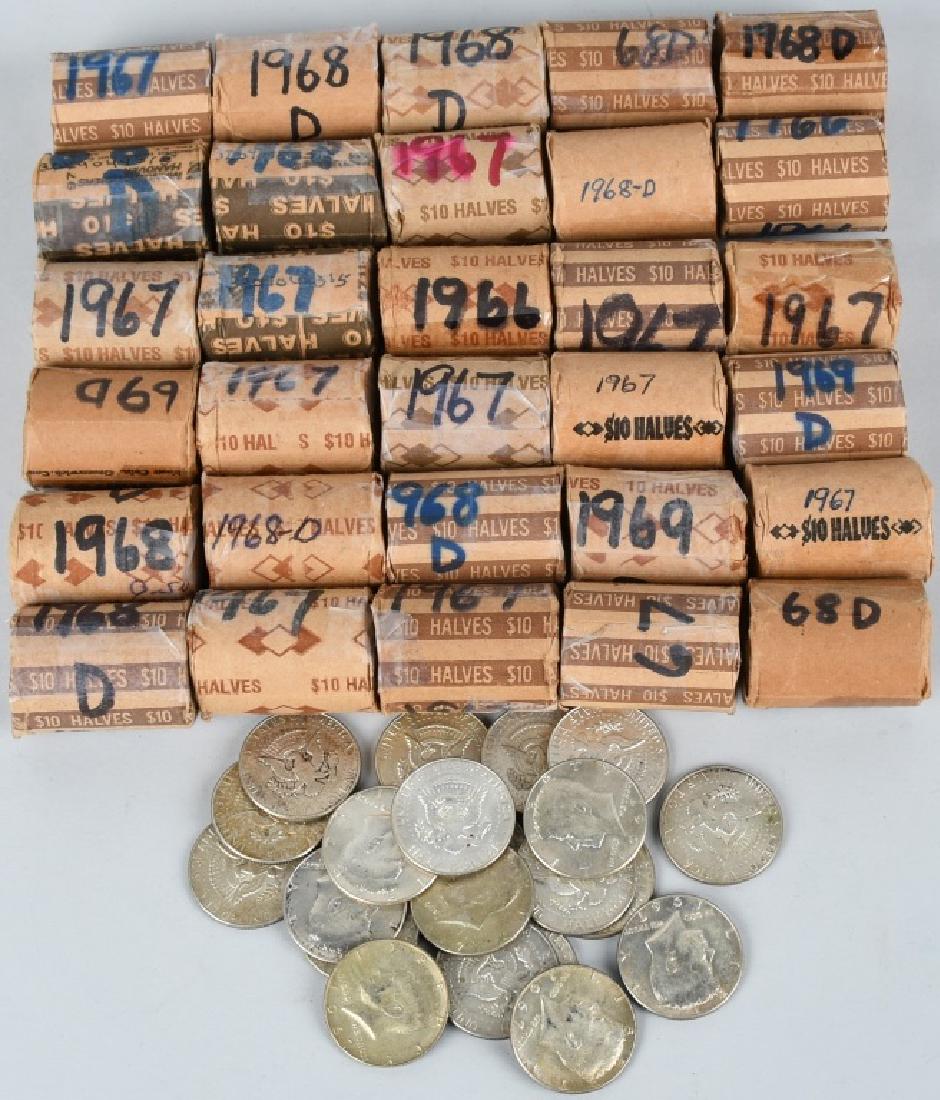 $310.00 US 40% KENNEDY HALF DOLLARS 1965-69 (1 of 4)