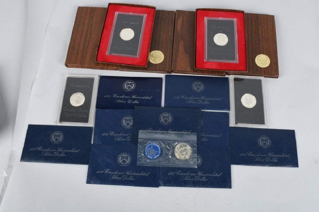 17- US EISENHOWER SILVER DOLLARS (1 of 5)