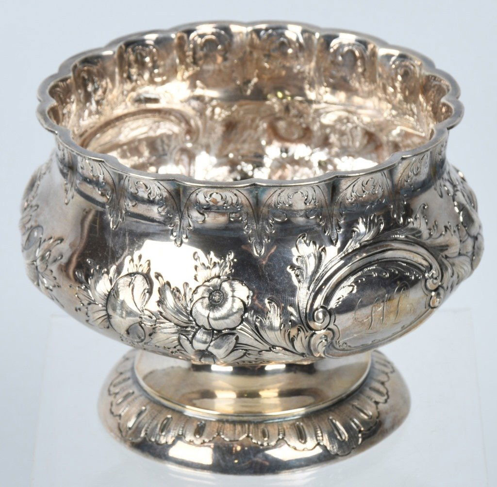 R&W WILSON SILVER BOWL Circa 1825 (1 of 6)