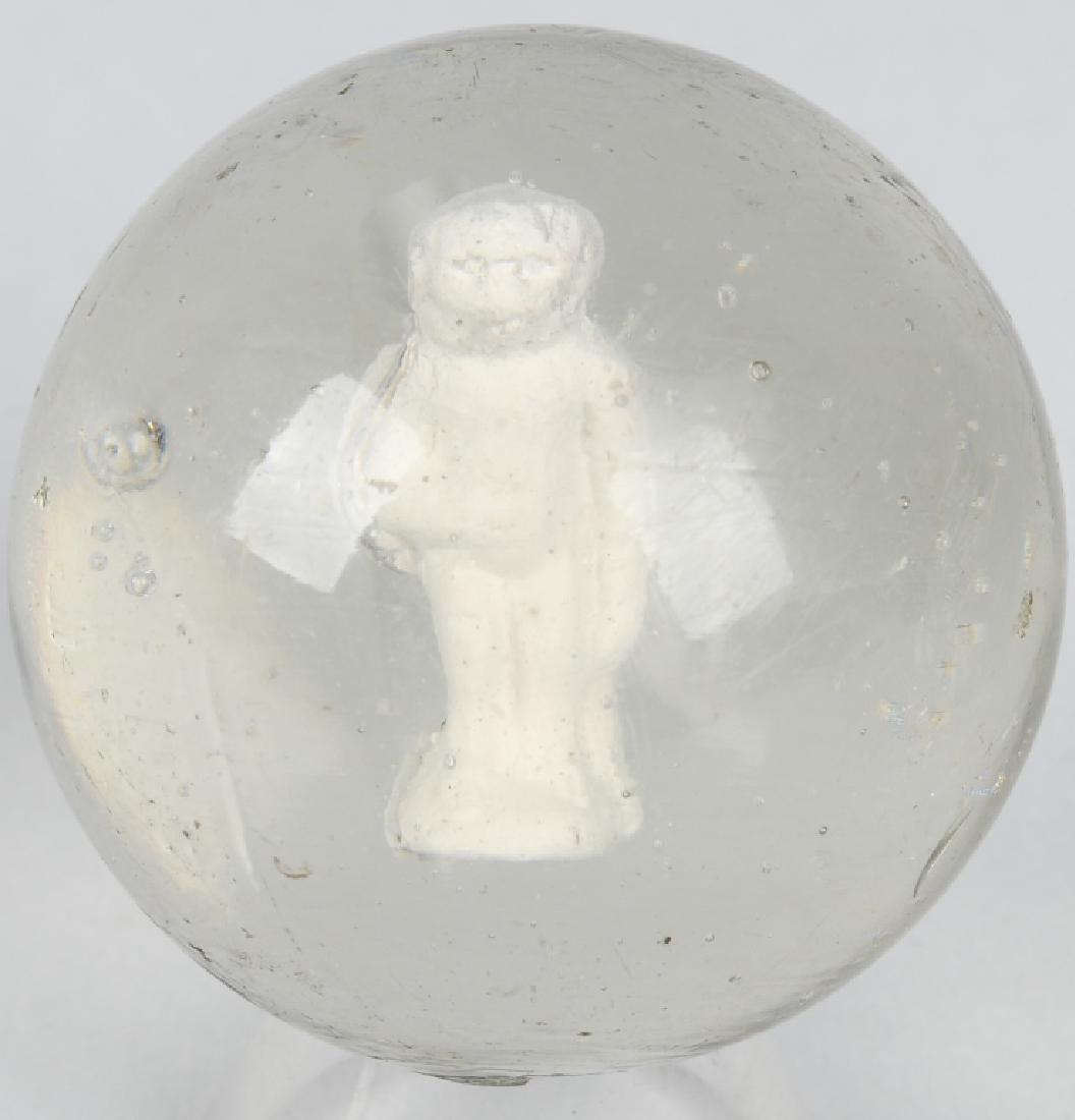 STANDING MONKEY SULFIDE MARBLE: STANDING MONKEY SULFIDE MARBLE 2" Near Mint