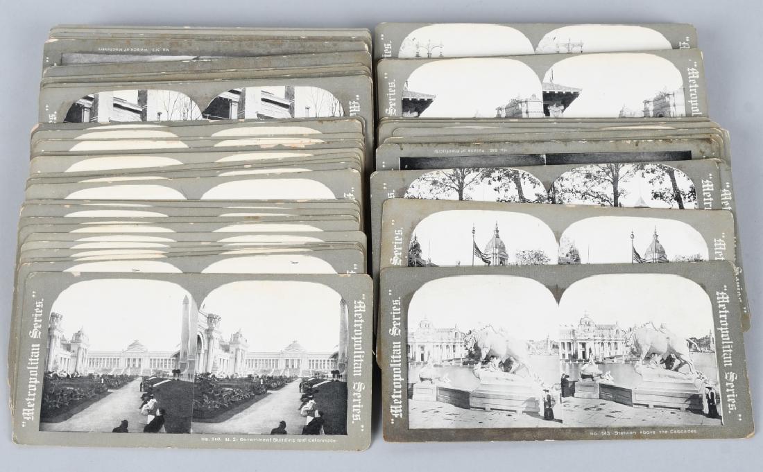 73- 1904 ST LOUIS WORLDS FAIR STEROVIEW CARDS: Great lot of 73 Saint Louis Worlds fair Steroview Cards. Excellent