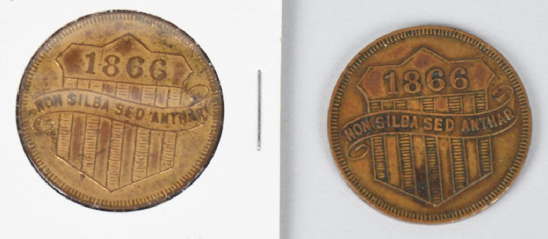 2-VINTAGE KKK TOKENS: Lot of KKK original tokens. Condition varies. Overall Very Good