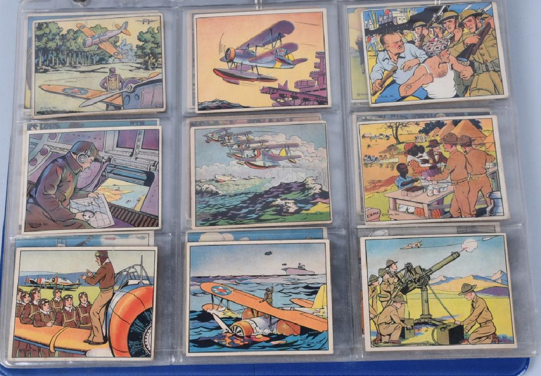 100+ 1941 GUM UNCLE SAM MILITARY CARDS: 100+ 1941 GUM Uncle Sam Soldier, Airman, Marines, and Sailoe Cards. Nice Cards