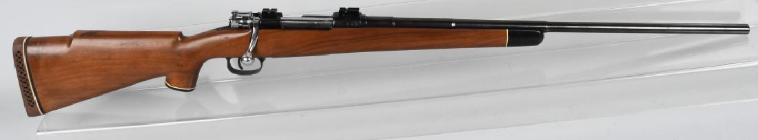 EARLY GERMAN GEWEHR 98 IN 8MM-06 WILDCAT ROUND: SN 525. 25" Barrel bolt-action rifle in 8mm-06. This rifle began life as a very early, low-serial number German Gewehr 98 military rifle. It has been re chambered to accept the "wildcat" 8mm-06 which 