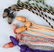 WWI US COLLECTION OF 7 COLORED HAT CORDS - 2