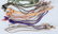WWI US COLLECTION OF 7 COLORED HAT CORDS - 4
