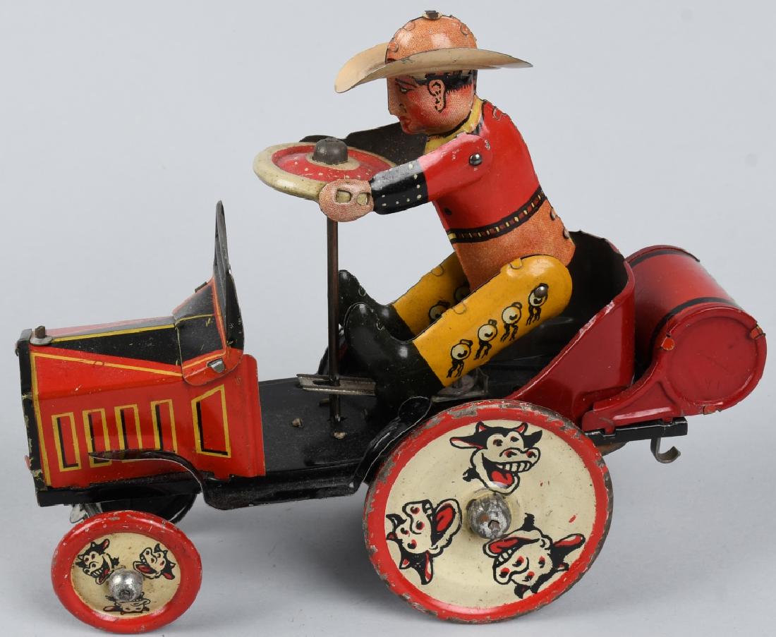 MARX Tin Windup WHOOPEE CAR: All original and complete. Works. 8" Excellent