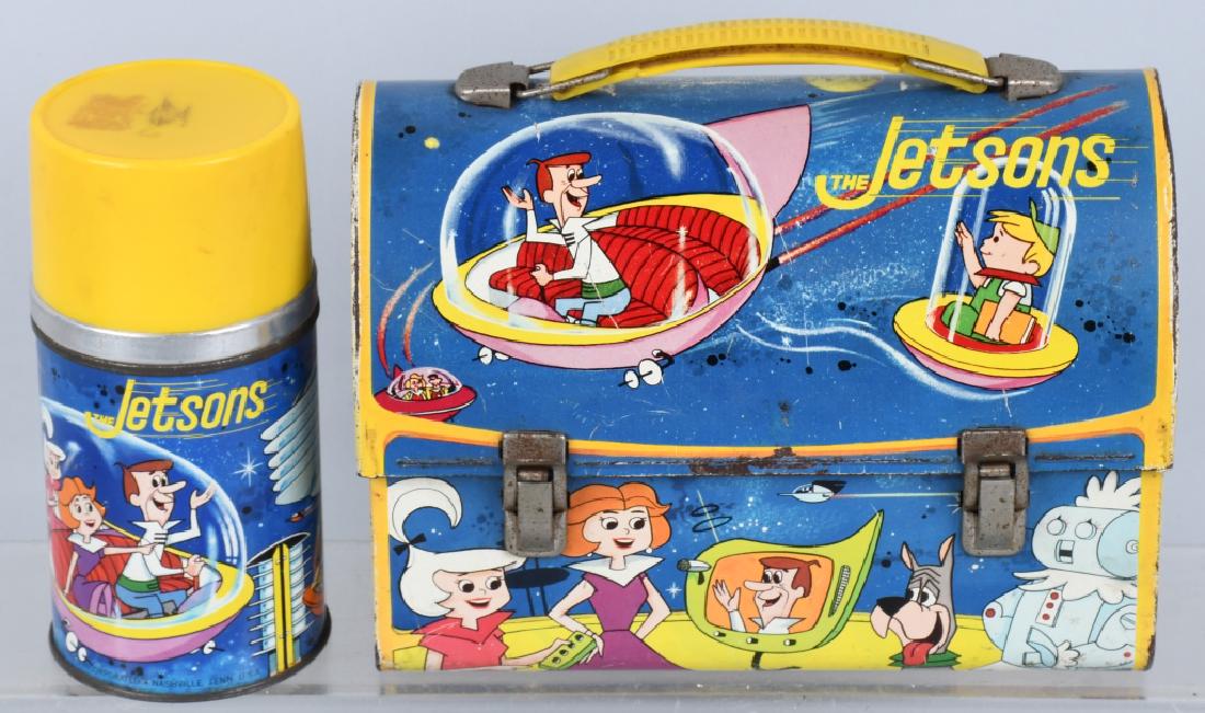 1963 JETSONS DOME LUNCH BOX w/ THERMOS