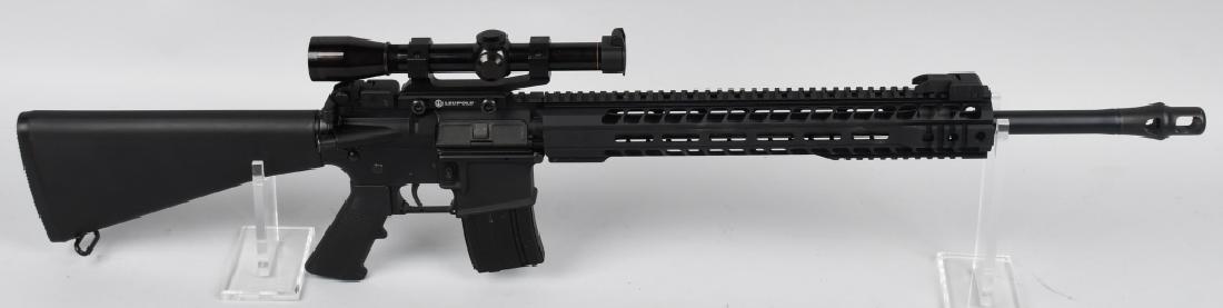 ANDERSON ARMS AM15 450 BUSHMASTER SEMI AUTO RIFLE: SN 1526149. 23" barrel semi-automatic rifle in .450 Bushmaster. AR platform built rifle -- Anderson AM-15 "6.8 SCP" lower receiver, Radical Firearms .450 Bushmaster Upper. Features picatinny rail moun
