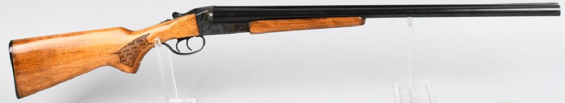 STEVENS 311 DOUBLE BARREL SXS 12 GA SHOTGUN: SN D665180. 26" barrel side by side double barrel shotgun in 12 GA. Improved Cylinder choke on left barrel, Cylinder Choke on the right barrel. Stevens Model 311, series H. Features checkered grip woo