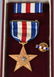 WWII USMC CASED SILVER STAR W/ EARLY BURGUNDY BOX - 2