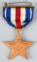 WWII USMC CASED SILVER STAR W/ EARLY BURGUNDY BOX - 4