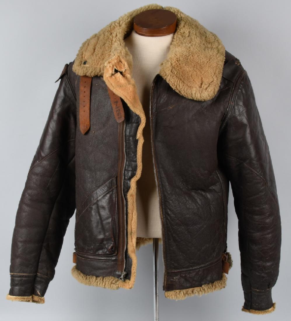 Wwii Us Army Air Forces B3 Bomber Jacket Sz 46