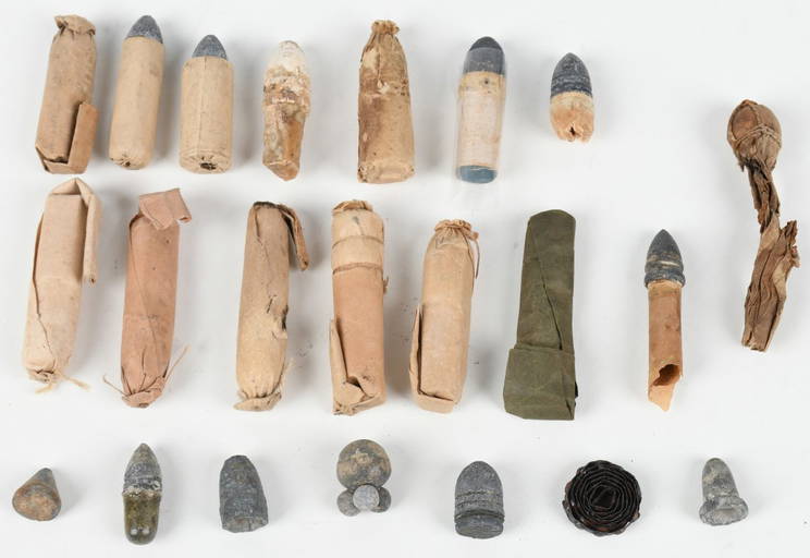 Civil War Paper Cartridge Lot & More