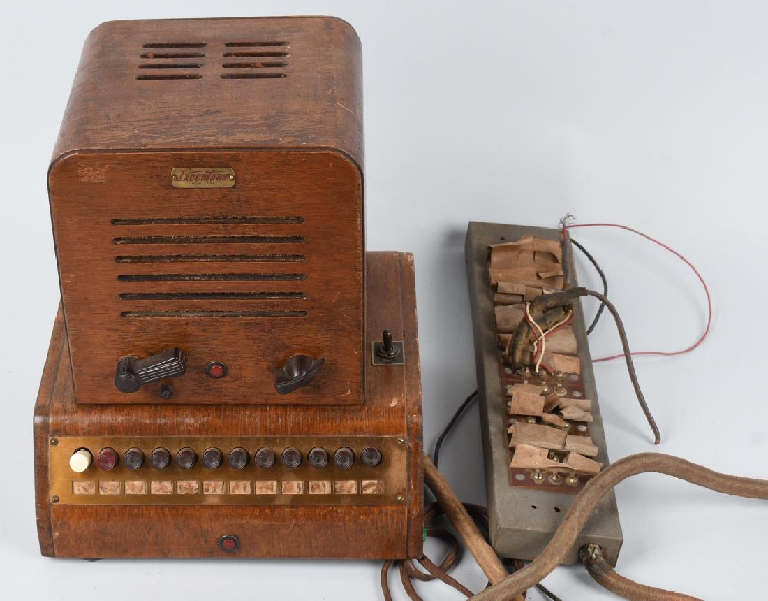 1930s EXECUTONE WOOD OFFICE INTERCOM: Original 1930's Executone Wood Office Intercom. All original with switch board. 11" Excellent