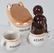 6 JAPAN CERAMIC BLACK AMERICANA FIGURAL ASHTRAYS - 2
