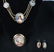 VICTORIAN 14k GOLD PORTRAIT JEWELERY