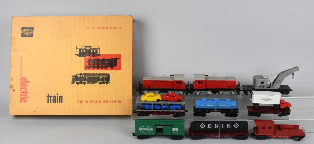 electric train set by marx