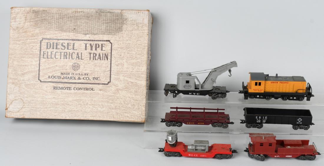 marx diesel type electric train