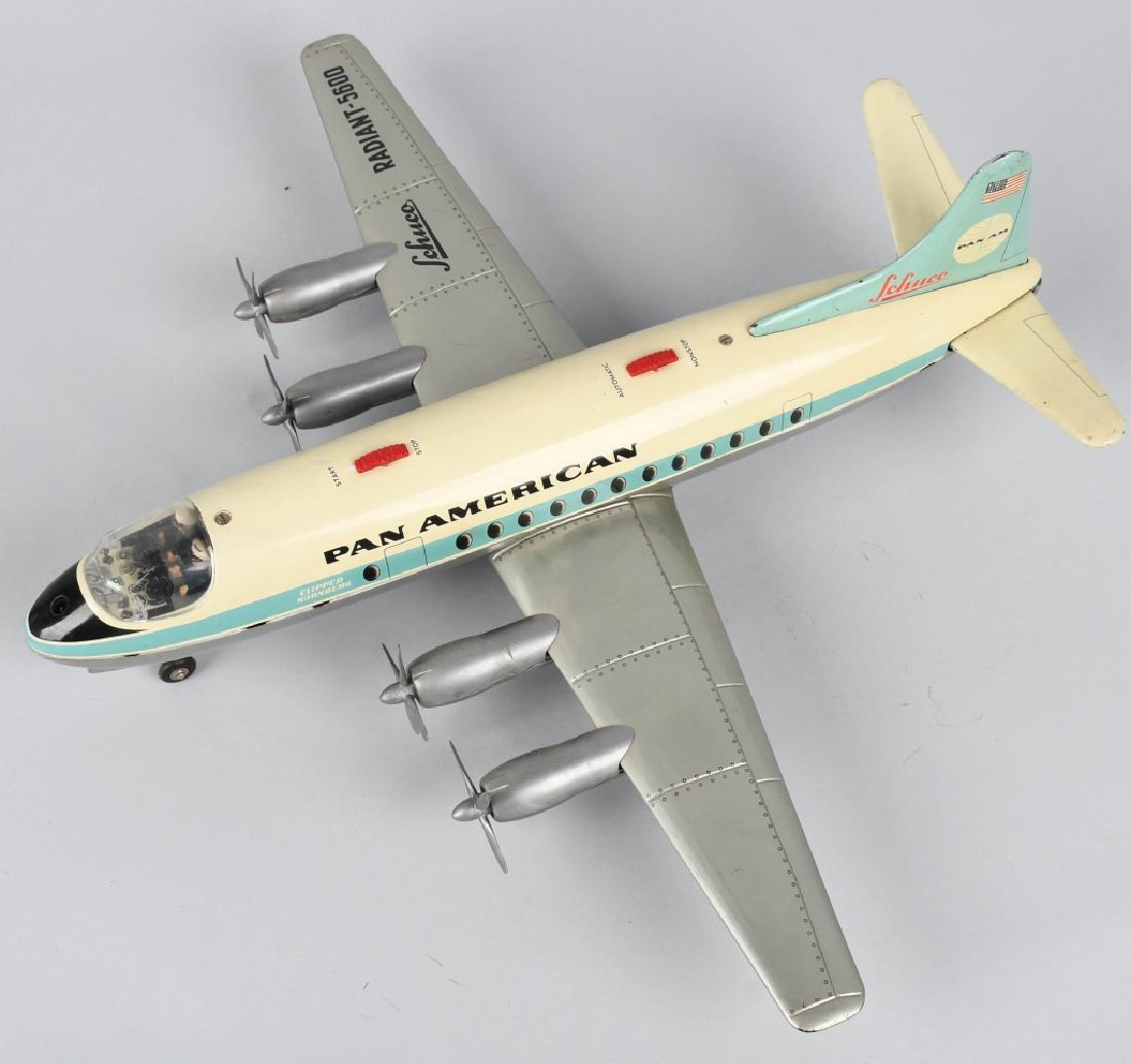 SCHUCO PAN AMERICAN RADIANT 5600 AIRPLANE: Nice original Schuco Pan American Radiant 5600 Airplane. Made in Western Germany. 19" Excellent