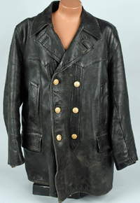 Wwii Nazi German Kriegsmarine U Boat Leather Coat Jul 13 19 Milestone Auctions In Oh