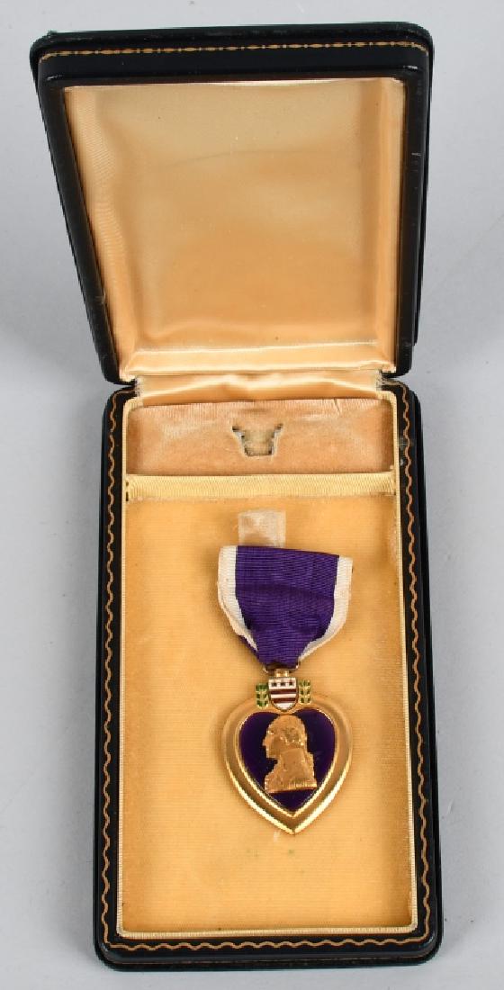 WWII US ARMY AIR CORPS KIA PURPLE HEART 15th AF: WWII US Army Air Corps KIA Purple Heart named to Lt. Bruce Bell Rabun who was killed on February 14th, 1944 over the skies of Livorno Italy. He was fly a B-24 named "Jodey" which was a B-24H. Aircraft