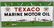 TEXACO MARINE MOTOR OIL DS PORCELAIN SIGN