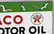 TEXACO MARINE MOTOR OIL DS PORCELAIN SIGN - 4