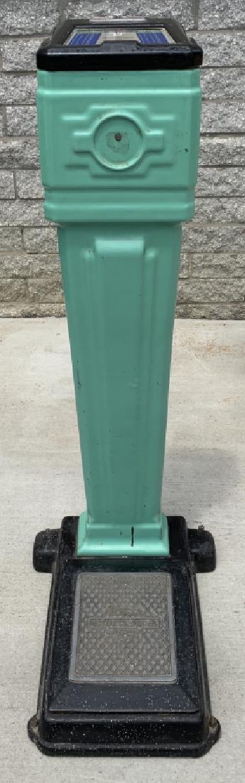 PEERLESS 1c COIN OP SCALE: Original Peerless 1c Coin Op Scale. Original porcelain finish. 43" Excellent