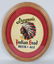 IROQUOIS INDIAN HEAD BEER & ALE OVAL TIN SIGN