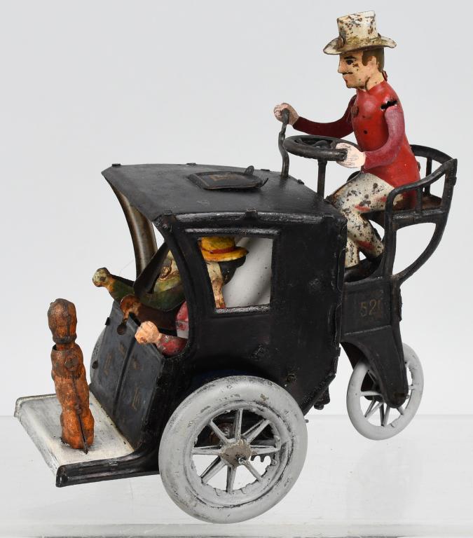 LEHMANN Tin Windup LI LA: German tin windup Li La. Toy is all complete but has some repaint. Windup works. 5 3/4" Good