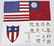 WWII US ARMY AIR CORPS BLOOD CHIT GROUPING PATCHES - 2