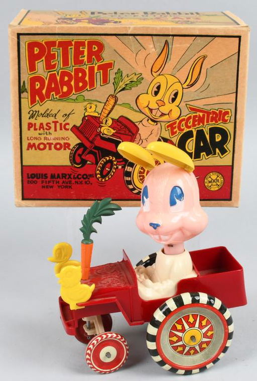 MARX Windup PETER RABBIT CAR w/ BOX - Oct 19, 2019 | Milestone Auctions ...