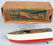 JAPAN Battery Op WOODEN MODEL BOAT w/ BOX