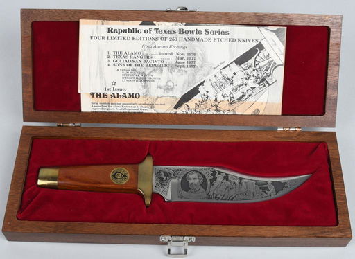 Cased Samuel Colt Collector Bowie Knife Nov 02 2019 Milestone Auctions In Oh