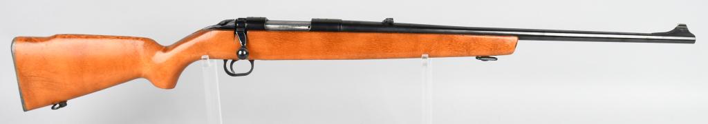 MOSSBERG MODEL 880B BOLT ACTION RIFLE: Serial#376478. This little known bolt action sporting rifle was made from 1989 through 1997. It is chambered for the .243 Winchester cartridge and sports a short 22" barrel. Metal is finished in facto