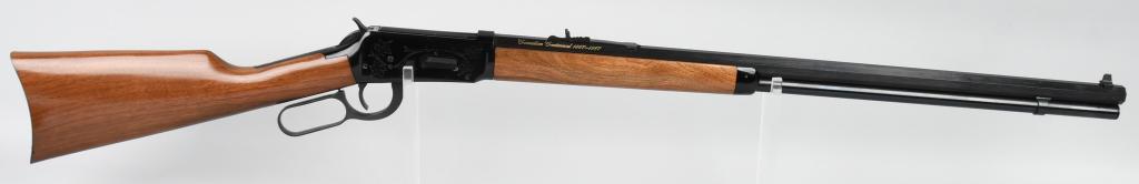 WINCHESTER MODEL 1894 CANADIAN CENTENNIAL RIFLE: Serial #77419. In 1967 to celebrate the Canadian Centennial, Winchester produced their second in a row commemorative rile and carbine sets. This is the rifle version which features a 26" octagon barre
