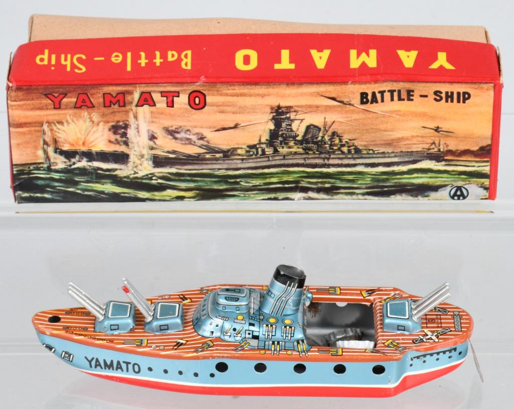 tin toy battleship